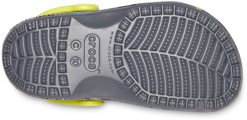 (Youth) Crocs Classic Classic Printed Clogs 'Charcoal Citrus Croslite' 205813-00T Sizing (Youth) Crocs Classic Classic Printed Clogs 'Charcoal Citrus Croslite' 205813-00T