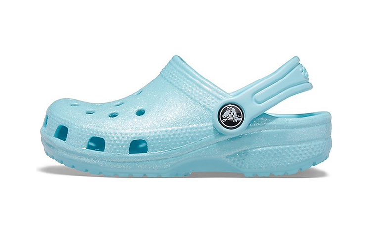 (Youth) Crocs Classic Clog 'Ice Blue Sparkle'
