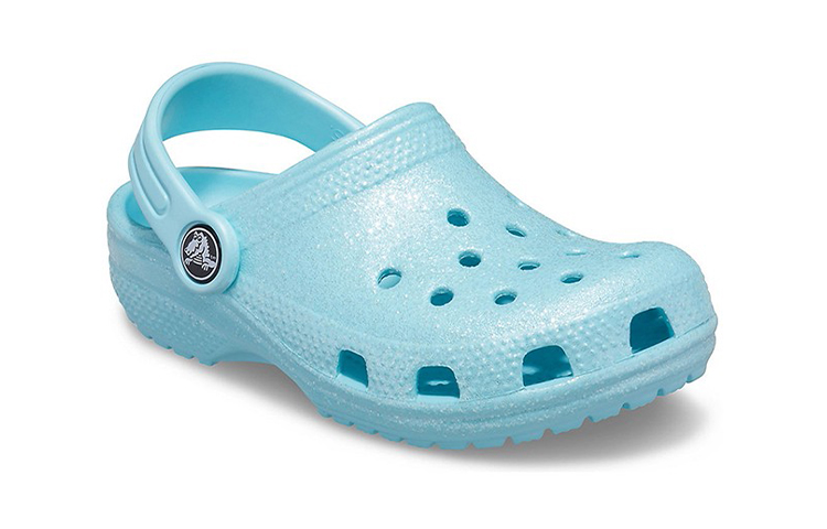 (Youth) Crocs Classic Clog 'Ice Blue Sparkle' 圖 3