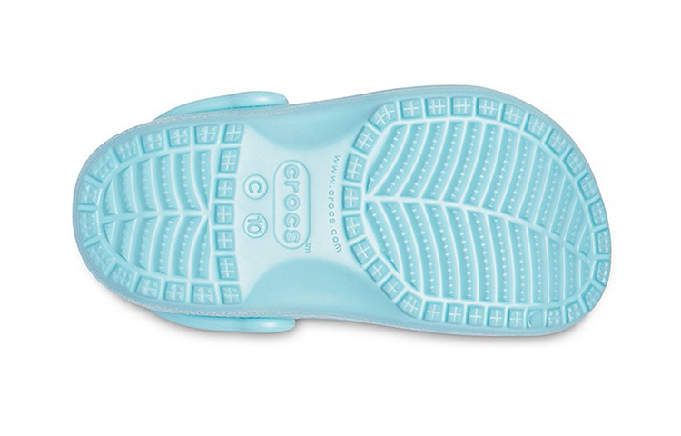 (Youth) Crocs Classic Clog 'Ice Blue Sparkle' 圖 6