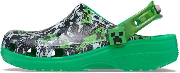 Crocs卡駱馳 Classic clog Minecraft 防滑耐磨 運動涼鞋 兒童 綠黑 Buy Crocs卡駱馳 Classic clog Minecraft 防滑耐磨 運動涼鞋 兒童 綠黑