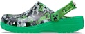 (JR) Crocs Classic Clog 'Minecraft Hitam Hijau' 208320-90H