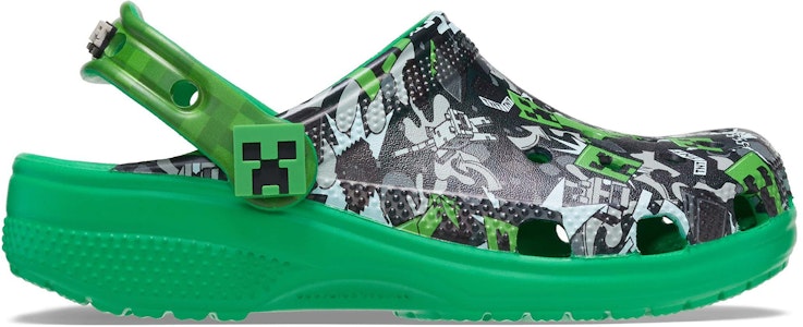Crocs卡駱馳 Classic clog Minecraft 防滑耐磨 運動涼鞋 兒童 綠黑 Order Crocs卡駱馳 Classic clog Minecraft 防滑耐磨 運動涼鞋 兒童 綠黑