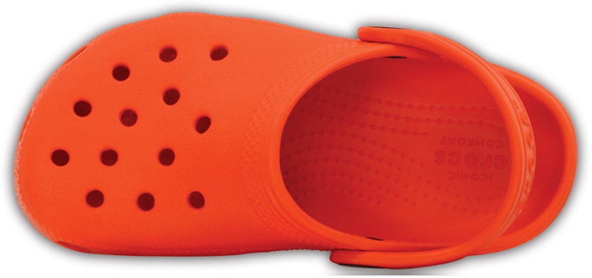 大童 Crocs 卡樂齊 Classic 戶外沙灘 洞洞運動涼鞋 橘紅 Lookbook 大童 Crocs 卡樂齊 Classic 戶外沙灘 洞洞運動涼鞋 橘紅