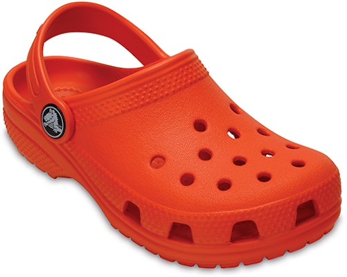 大童 Crocs 卡樂齊 Classic 戶外沙灘 洞洞運動涼鞋 橘紅 Shop 大童 Crocs 卡樂齊 Classic 戶外沙灘 洞洞運動涼鞋 橘紅
