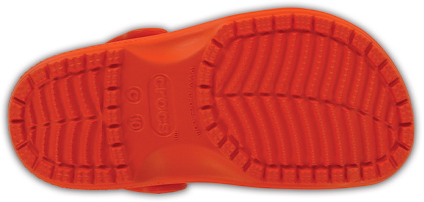 大童 Crocs 卡樂齊 Classic 戶外沙灘 洞洞運動涼鞋 橘紅 Sizing 大童 Crocs 卡樂齊 Classic 戶外沙灘 洞洞運動涼鞋 橘紅