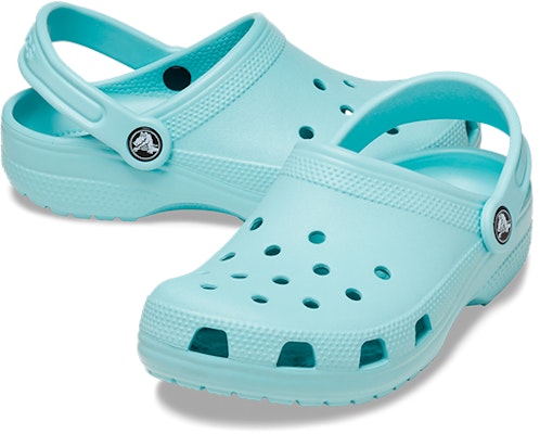 兒童 Crocs卡駱馳 Classic 耐磨洞洞涼鞋 淺藍色 Shop 兒童 Crocs卡駱馳 Classic 耐磨洞洞涼鞋 淺藍色