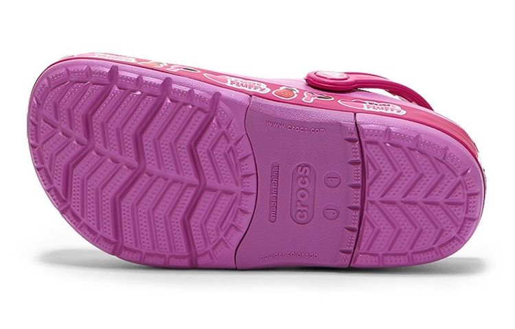 Sizing 大童 Crocs 卡羅馳 小克骆格 輕便舒適 洞洞運動涼鞋 紫羅蘭色
