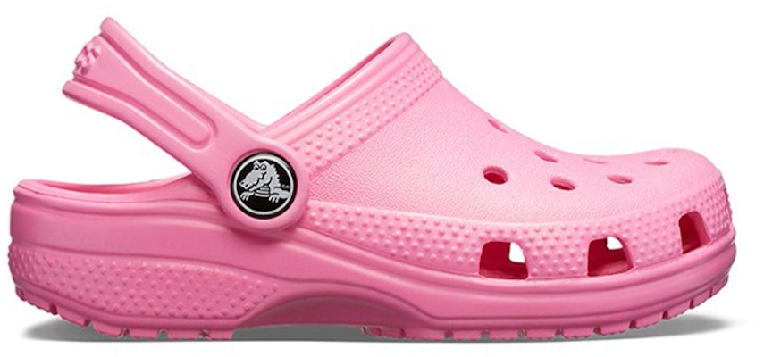 兒童 Crocs 經典小克駱格 戶外包頭平跟沙灘洞洞運動涼鞋 玫瑰粉 Order 兒童 Crocs 經典小克駱格 戶外包頭平跟沙灘洞洞運動涼鞋 玫瑰粉