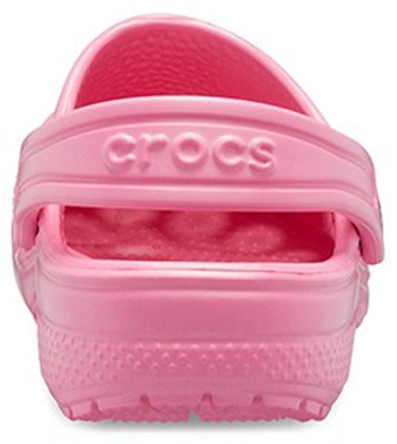 兒童 Crocs 經典小克駱格 戶外包頭平跟沙灘洞洞運動涼鞋 玫瑰粉 Details for 兒童 Crocs 經典小克駱格 戶外包頭平跟沙灘洞洞運動涼鞋 玫瑰粉