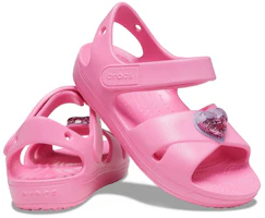 Shop (JR) Sandal Crocs Classic Cross-Strap Charm 'Pink' 206947-669