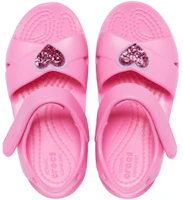 Purchase (JR) Sandal Crocs Classic Cross-Strap Charm 'Pink' 206947-669