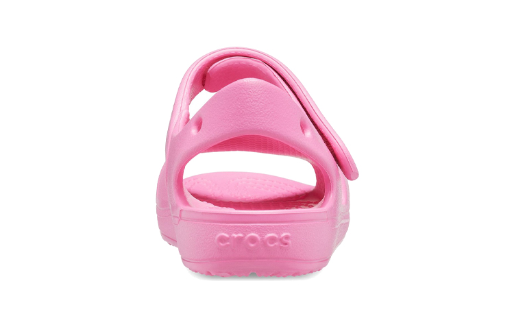 Details for (Youth) Crocs Classic Cross-Strap Charm Sandals 'Pink' 206947-669