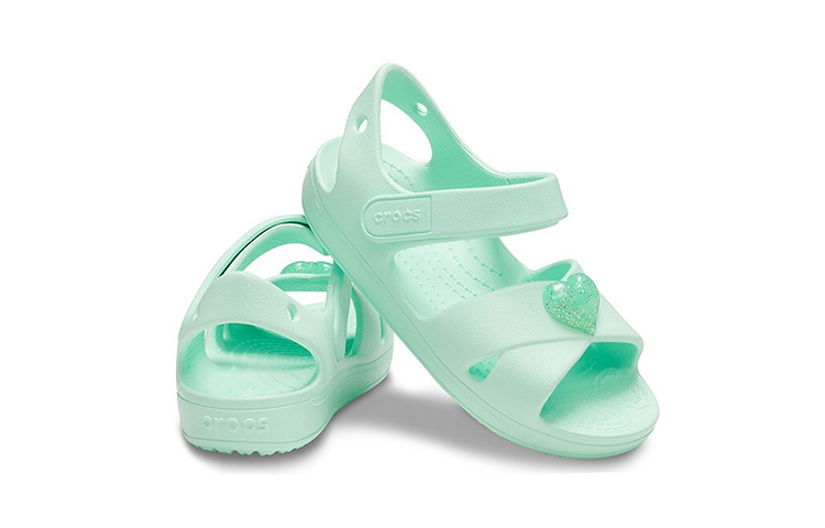 Lookbook (Youth) Crocs Classic Cross-Strap Sandals 'Mint Green' 206245-3TI