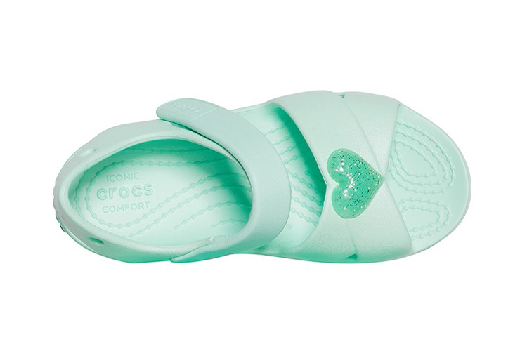Shop (Youth) Crocs Classic Cross-Strap Sandals 'Mint Green' 206245-3TI