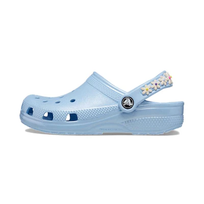 (Youth) Crocs Classic Daisy Chain Clogs 'Blue'