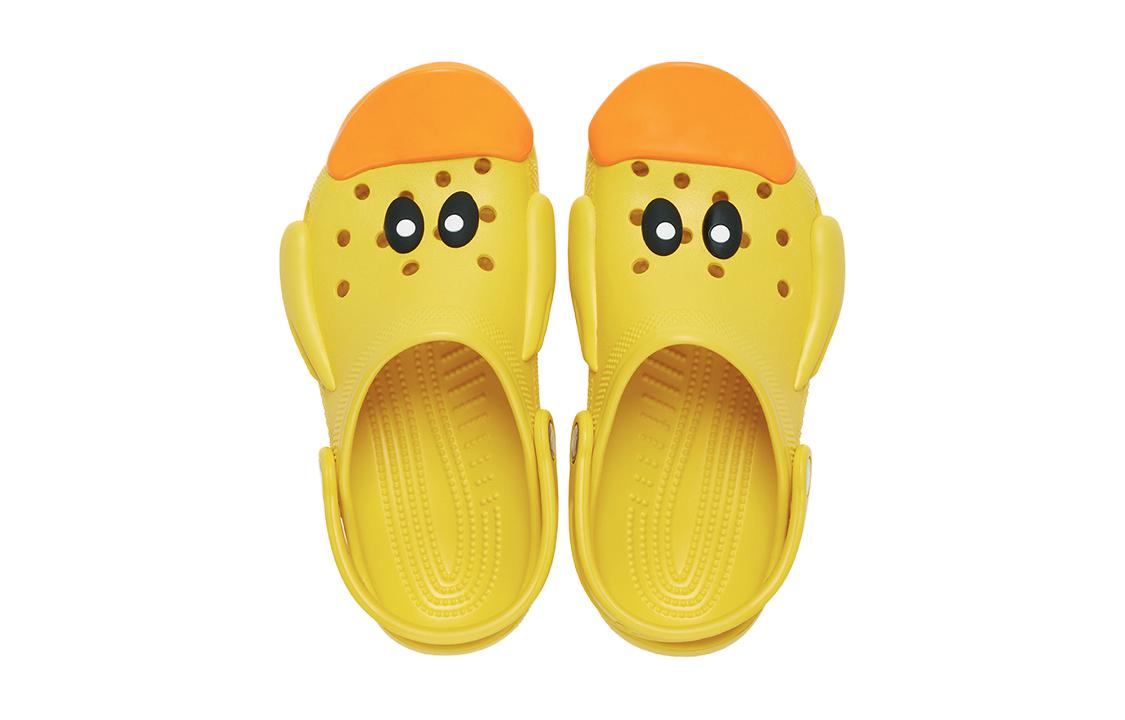 Purchase (JR) Crocs Classic Duck Clags 'Amarillo Naranja' 210193-75Y