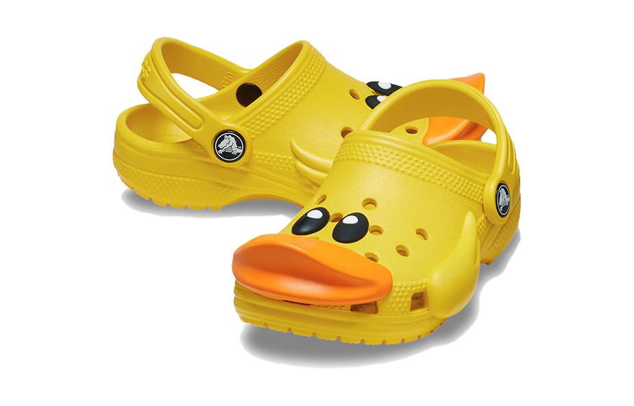 Details for (JR) Crocs Classic Duck Clags 'Amarillo Naranja' 210193-75Y