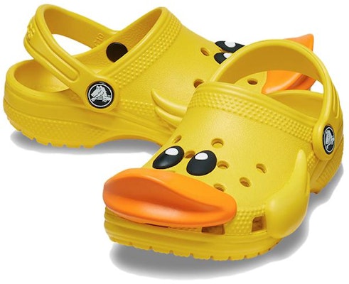 (Youth) Crocs Classic Duck Clags 'Yellow Orange' 210193-75Y Details for (Youth) Crocs Classic Duck Clags 'Yellow Orange' 210193-75Y