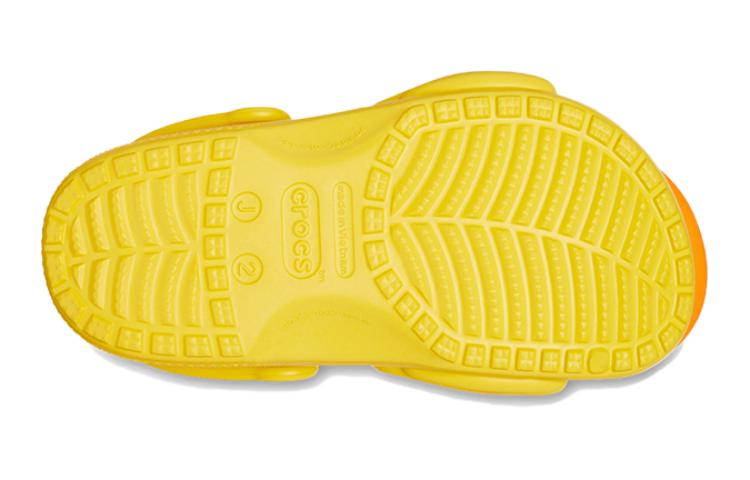 Sizing (JR) Crocs Classic Duck Clags 'Amarillo Naranja' 210193-75Y