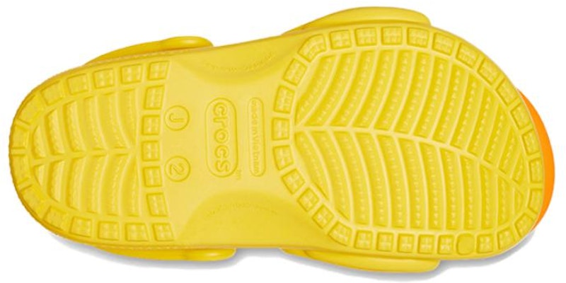 (Youth) Crocs Classic Duck Clags 'Yellow Orange' 210193-75Y Sizing (Youth) Crocs Classic Duck Clags 'Yellow Orange' 210193-75Y