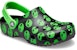 (JR) Kasut Crocs Classic Easy Icon 'Hitam Hijau' 207599-001