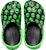 (JR) Kasut Crocs Classic Easy Icon 'Hitam Hijau' 207599-001