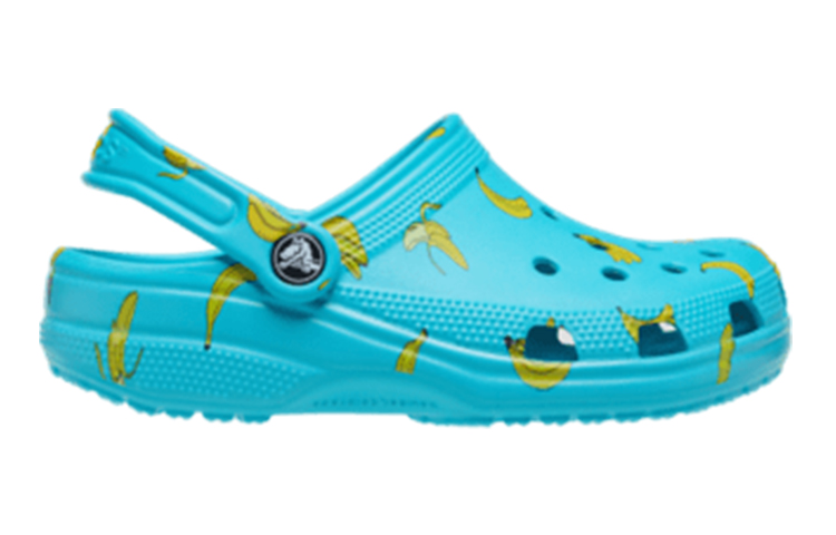 (Youth) Crocs Classic Food Print Clogs 'Digital Aqua' 圖 2