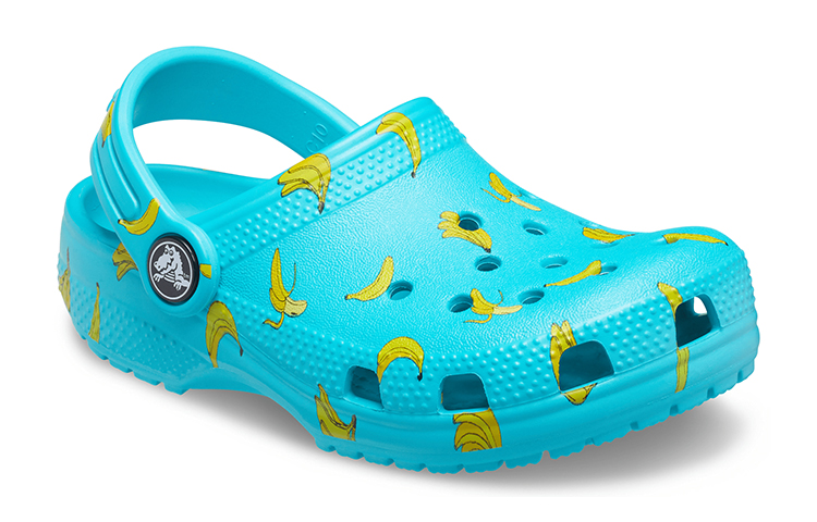 (Youth) Crocs Classic Food Print Clogs 'Digital Aqua' 圖 3