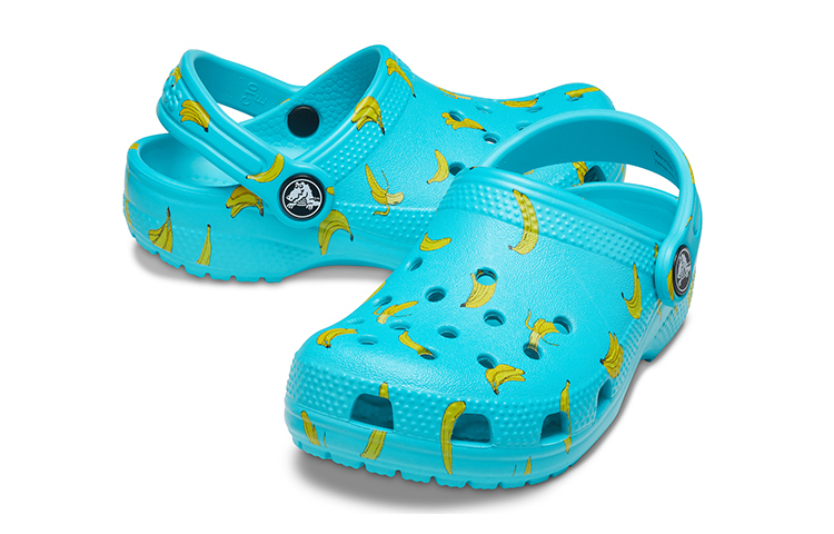 (Youth) Crocs Classic Food Print Clogs 'Digital Aqua' 圖 4