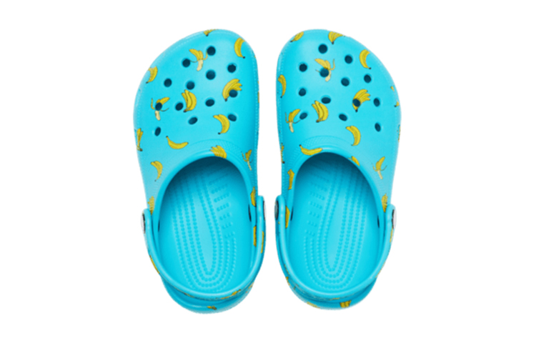 (Youth) Crocs Classic Food Print Clogs 'Digital Aqua' 圖 5