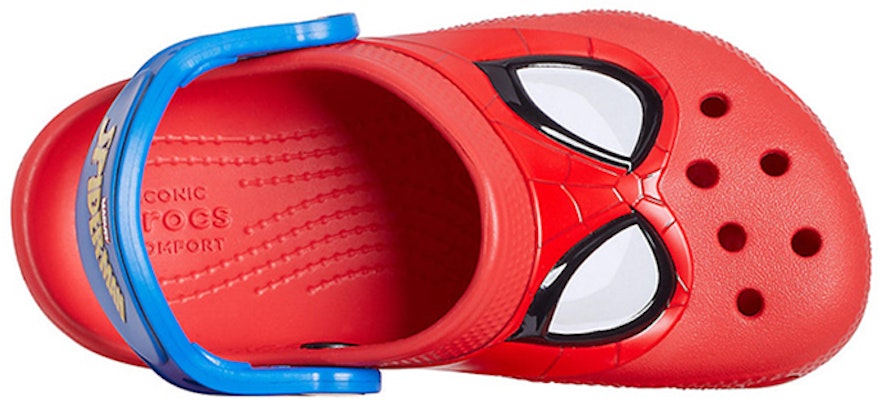 (JR) Crocs Classic Fun Lab I Am Spiderman Clogs 'Merah Biru' 207083-8C1 Lookbook (JR) Crocs Classic Fun Lab I Am Spiderman Clogs 'Merah Biru' 207083-8C1