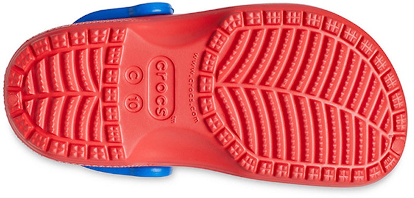 (JR) Crocs Classic Fun Lab I Am Spiderman Clogs 'Merah Biru' 207083-8C1 Details for (JR) Crocs Classic Fun Lab I Am Spiderman Clogs 'Merah Biru' 207083-8C1