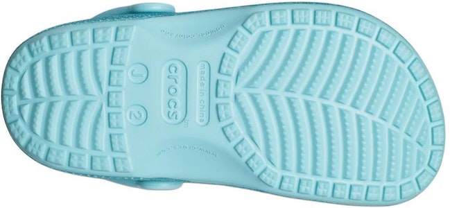 兒童 Crocs卡羅琪 Classic Glitter Clogs 圓頭套腳 兒童涼鞋 藍色 Details for 兒童 Crocs卡羅琪 Classic Glitter Clogs 圓頭套腳 兒童涼鞋 藍色
