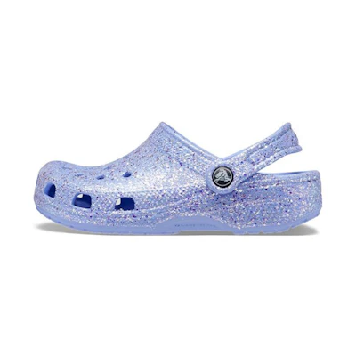 (Youth) Crocs Classic Glitter Clogs 'Blue'