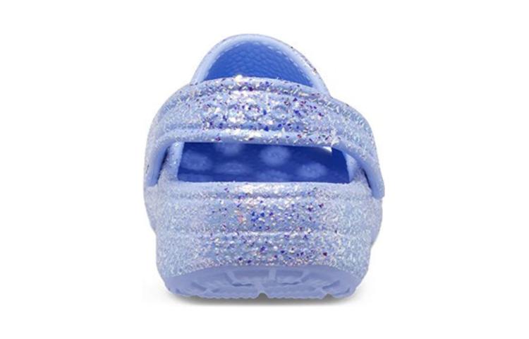 Shop (JR) Crocs Classic Glitter Clogs 'Biru' 206993-5Q6