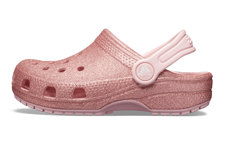(Youth) Crocs Classic Glitter Clogs 'Rose Pink' 205441-682