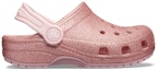 Order (JR) Crocs Classic Glitter Clogs 'Rose Pink' – Kasut Crocs Berkilau 'Merah Jambu Mawar' 205441-682