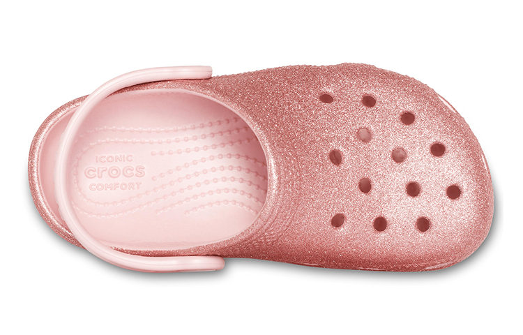 Lookbook (Youth) Crocs Classic Glitter Clogs 'Rose Pink' 205441-682