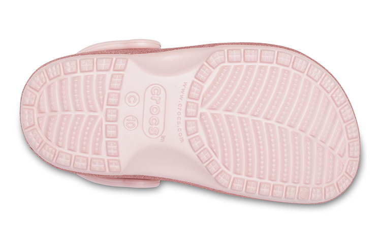Sizing (Youth) Crocs Classic Glitter Clogs 'Rose Pink' 205441-682