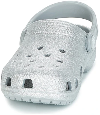 (Youth) Crocs Classic Glitter Clogs 'Silver' 205441-040 Purchase (Youth) Crocs Classic Glitter Clogs 'Silver' 205441-040