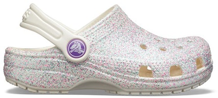 (JR) Crocs Classic Glitter Clogs 'Perak Putih' 205441-159 Order (JR) Crocs Classic Glitter Clogs 'Perak Putih' 205441-159