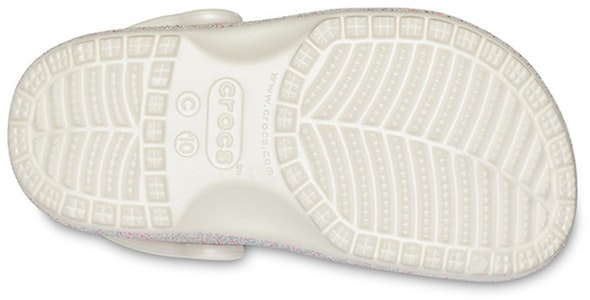 (JR) クロックス クラシック グリッター クロッグ (シルバーホワイト) 205441-159 Details for (JR) クロックス クラシック グリッター クロッグ (シルバーホワイト) 205441-159