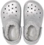Purchase (Youth) Crocs Classic Glitter Lined Clogs 'Silver Grey' 205937-00N