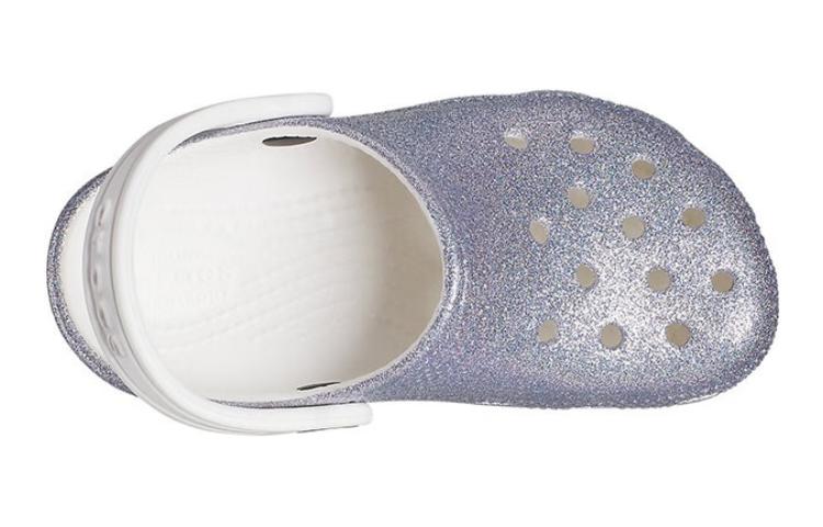 Shop (JR) Sandal Crocs Classic Glitter 'Perak Putih' 206993-94S