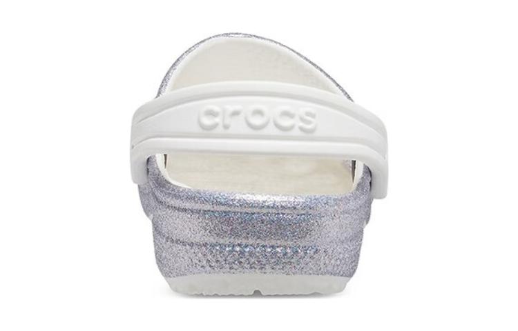 Purchase (JR) Sandal Crocs Classic Glitter 'Perak Putih' 206993-94S