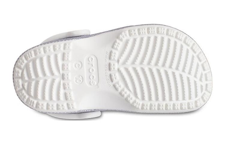 Details for (JR) Sandal Crocs Classic Glitter 'Perak Putih' 206993-94S