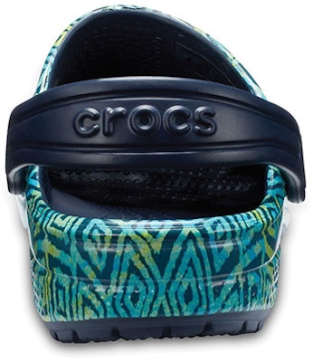 (JR) Crocs Classic Graphic Clogs 'Biru Hijau' 204816-410 Sizing (JR) Crocs Classic Graphic Clogs 'Biru Hijau' 204816-410