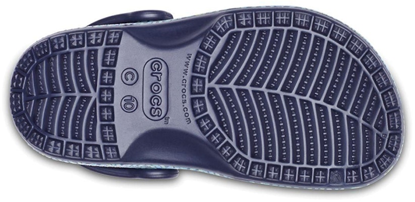 (JR) Crocs Classic Graphic Clogs 'Biru Hijau' 204816-410 Cheap (JR) Crocs Classic Graphic Clogs 'Biru Hijau' 204816-410