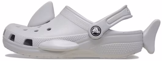 (Youth) Crocs Classic I AM Shark Clogs 'Grey' 210011-1FT (Youth) Crocs Classic I AM Shark Clogs 'Grey' 210011-1FT